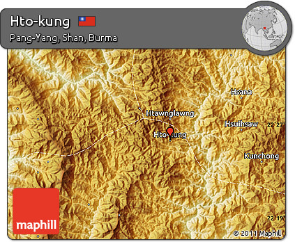 Physical Map of Hto-kung
