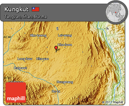 Physical Map of Kungkut