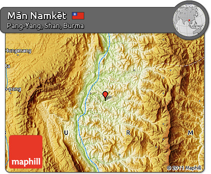 Physical Map of Mān Namkēt