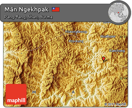 Physical Map of Mān Ngekhpak