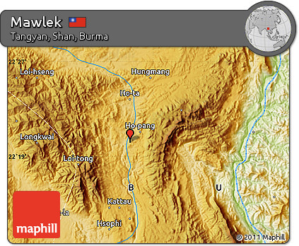 Physical Map of Mawlek