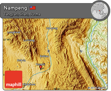 Physical Map of Nampeng