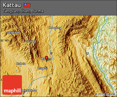 Physical Map of Kattau
