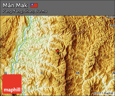 Physical Map of Mān Mak