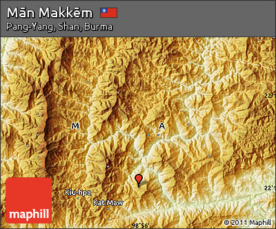 Physical Map of Mān Makkēm