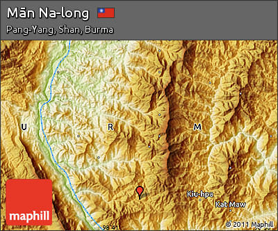 Physical Map of Mān Na-long