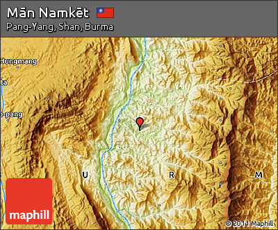 Physical Map of Mān Namkēt