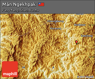 Physical Map of Mān Ngekhpak