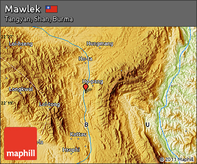 Physical Map of Mawlek