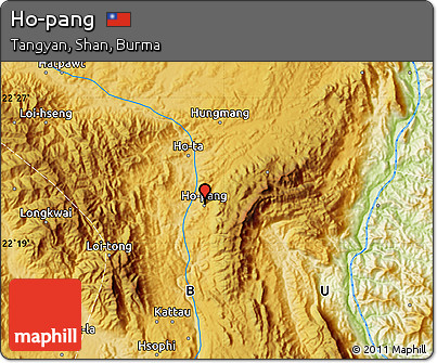 Physical Map of Ho-pang