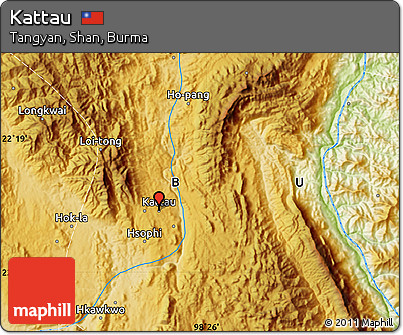 Physical Map of Kattau