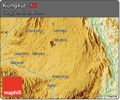 Physical Map of Kungkut