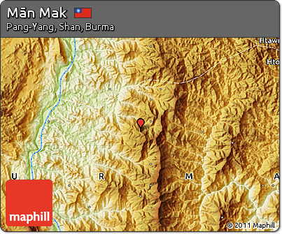 Physical Map of Mān Mak