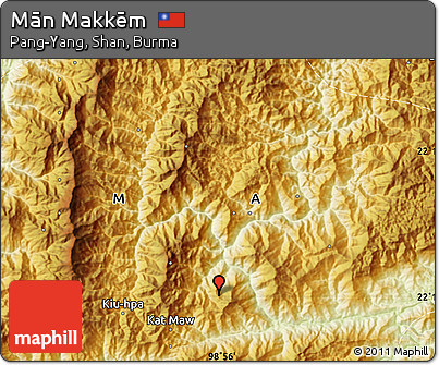 Physical Map of Mān Makkēm