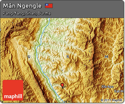 Physical Map of Mān Ngengle