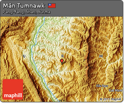 Physical Map of Mān Tumnawk