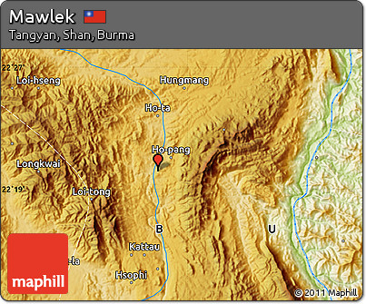 Physical Map of Mawlek