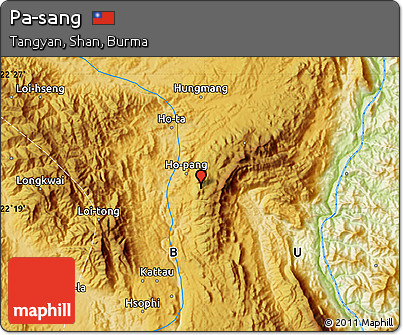 Physical Map of Pa-sang