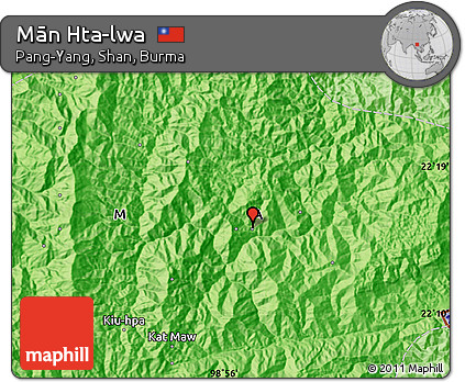 Political Map of Mān Hta-lwa