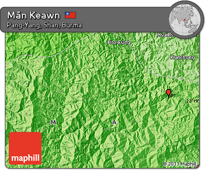 Political Map of Mān Keawn