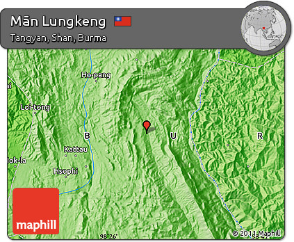 Political Map of Mān Lungkeng