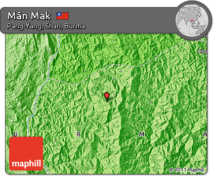 Political Map of Mān Mak