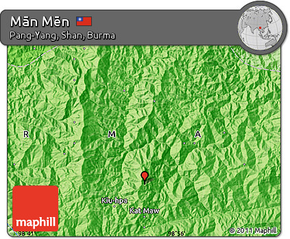 Political Map of Mān Mēn