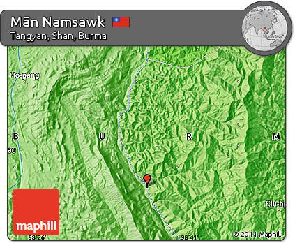 Political Map of Mān Namsawk