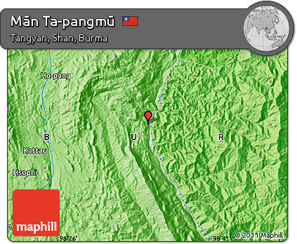 Political Map of Mān Ta-pangmū