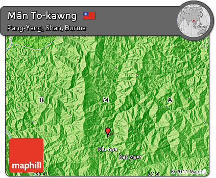 Political Map of Mān To-kawng