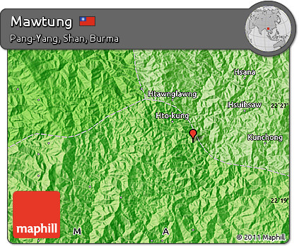 Political Map of Mawtung