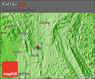 Political Map of Kattau
