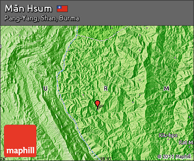 Political Map of Mān Hsum