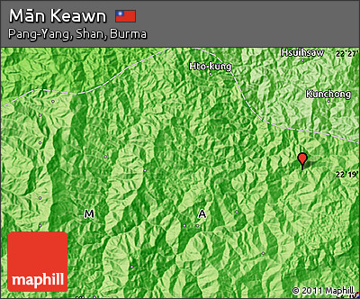 Political Map of Mān Keawn