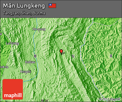 Political Map of Mān Lungkeng