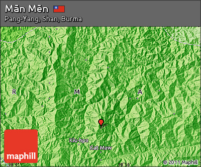 Political Map of Mān Mēn