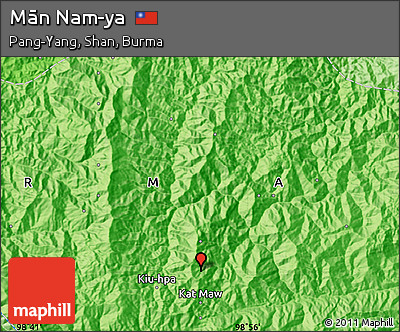Political Map of Mān Nam-ya
