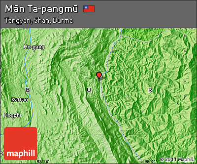 Political Map of Mān Ta-pangmū