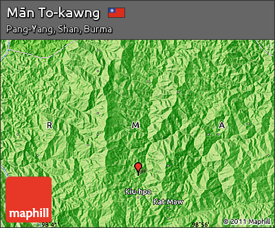 Political Map of Mān To-kawng