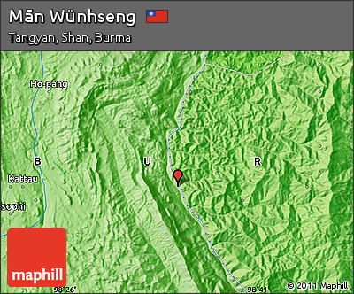Political Map of Mān Wünhseng
