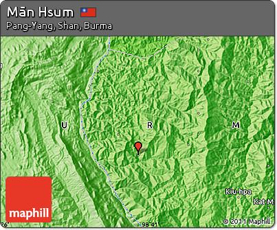Political Map of Mān Hsum