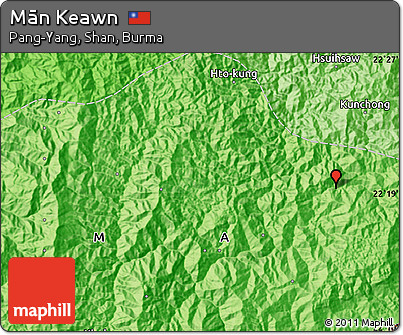 Political Map of Mān Keawn