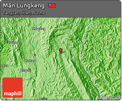 Political Map of Mān Lungkeng