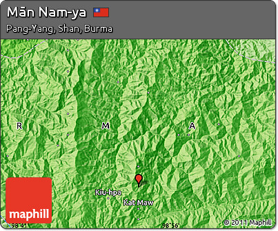 Political Map of Mān Nam-ya