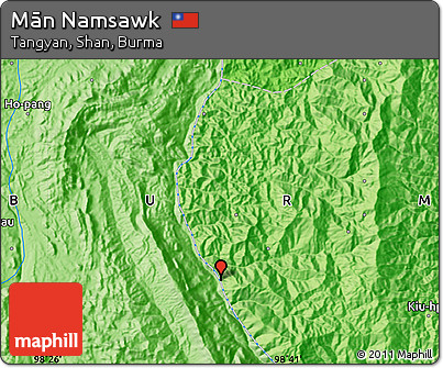 Political Map of Mān Namsawk