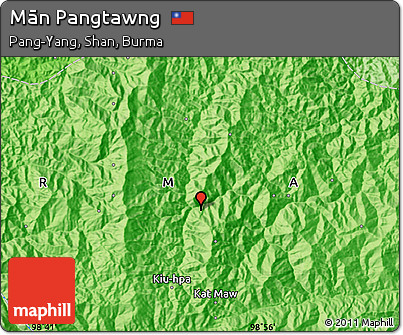 Political Map of Mān Pangtawng