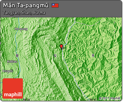 Political Map of Mān Ta-pangmū