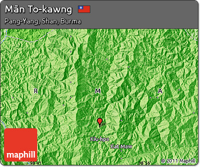 Political Map of Mān To-kawng