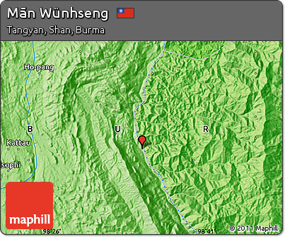 Political Map of Mān Wünhseng
