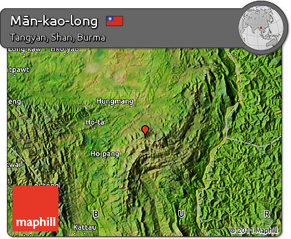 Satellite Map of Mān-kao-long